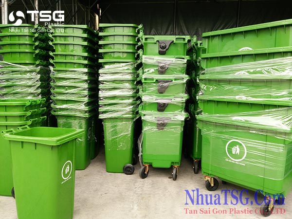 Thùng rác nhựa HDPE tại Quận Phú Nhuận