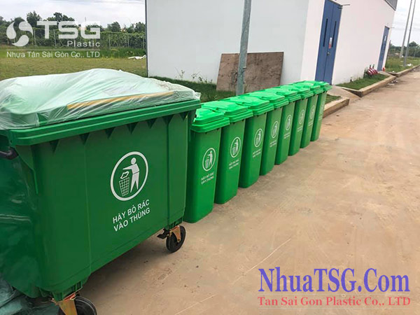 Thùng rác nhựa tại Huyện Hóc Môn
