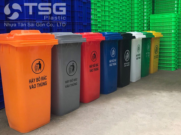 Thùng rác nhựa HDPE ở Tây Ninh