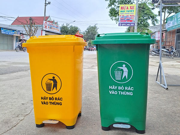 Thùng rác nhựa tại An Giang