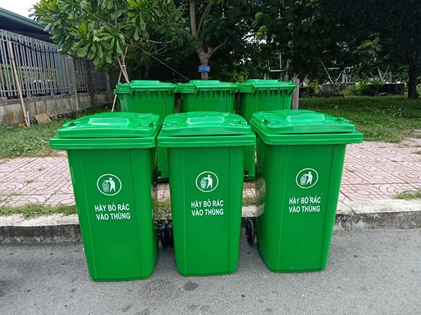 Thùng rác nhựa tại Bình Thuận