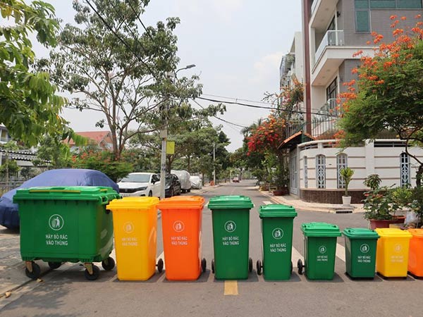 Thùng rác nhựa tại Lâm Đồng