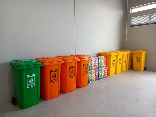 Thùng rác nhựa tại Trà Vinh